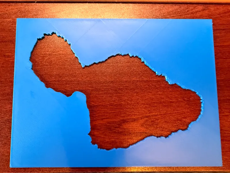 Maui Map / stencil