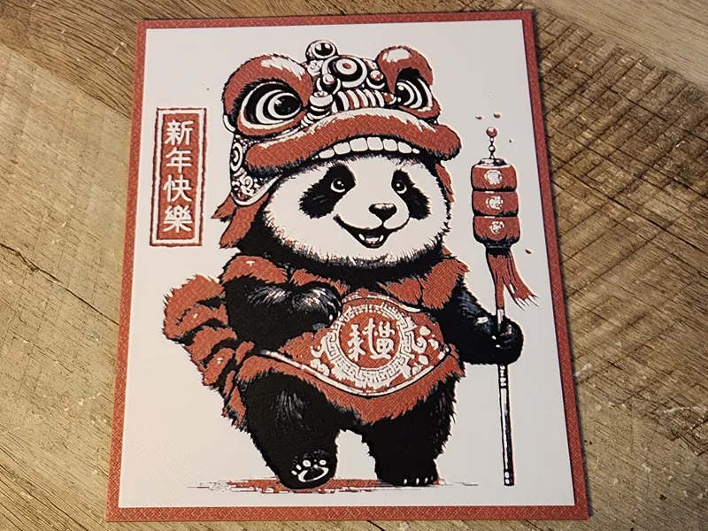Panda Happy New Year