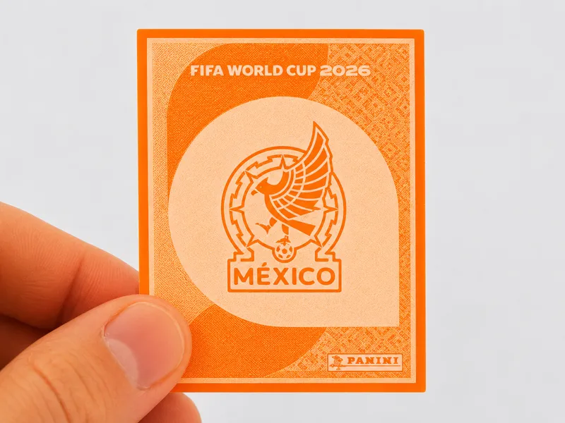 Figurita 3D Escudo Mexico (Album Panini 2026)