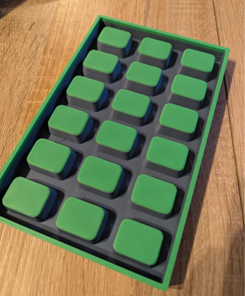 dishwasher tablet mold 32x25