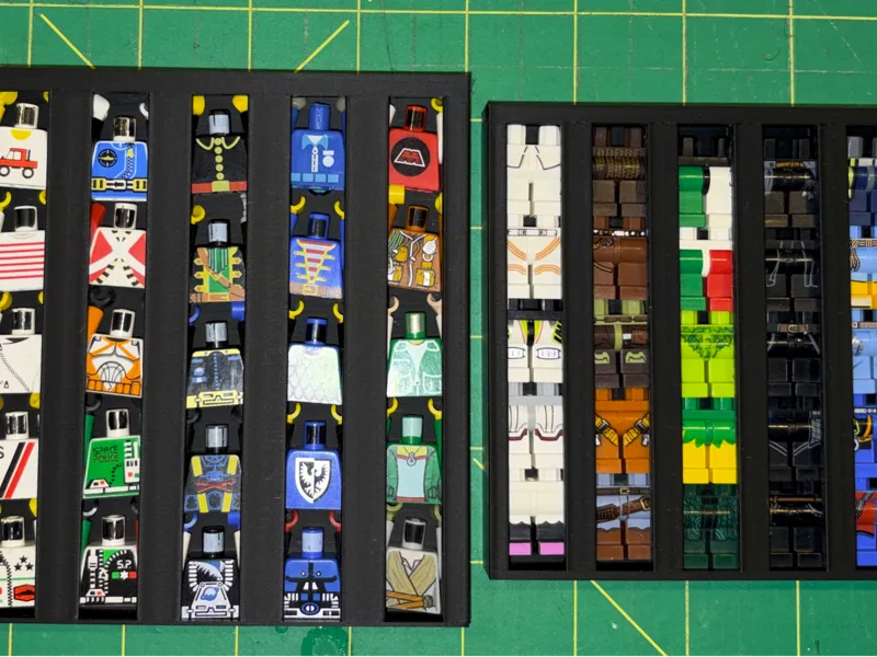 Minifigure Compatible Leg and Torso Holders