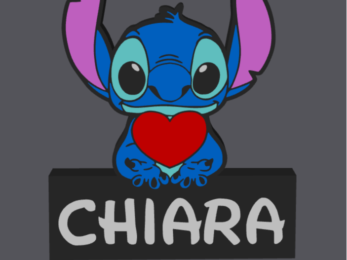 Led-Lampe Stitch Chiara