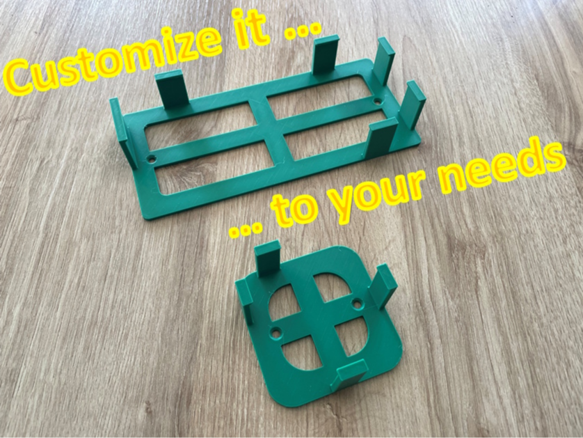 Customizable bracket for cable management