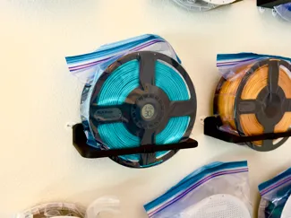 Low Profile Wall Mounted Spool Holder