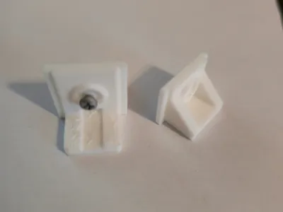 Assembly kit for coupling panel trolleys/blinds