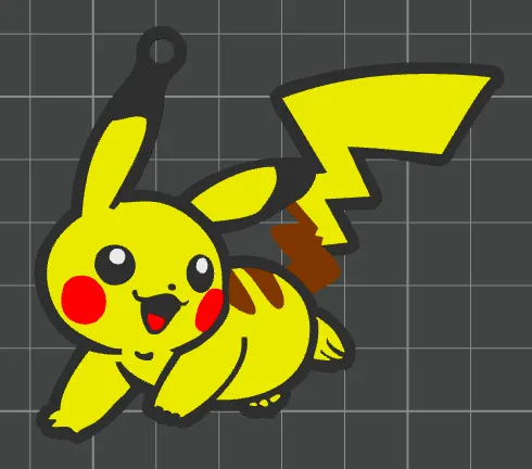 Pikachu Keychain