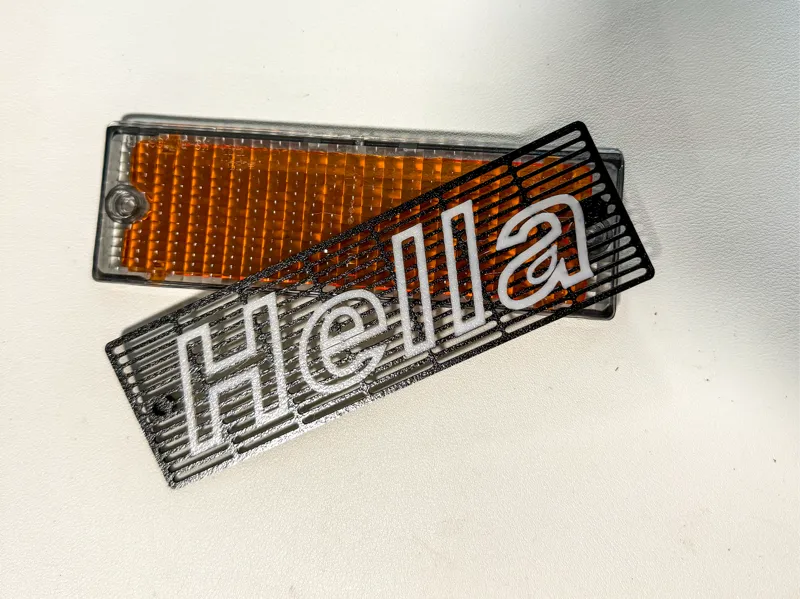 BMW E30 Blinker Cover Hella Abdeckung