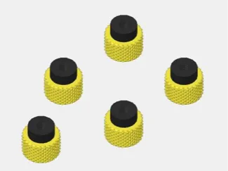 wing fixing knurled nut M6
