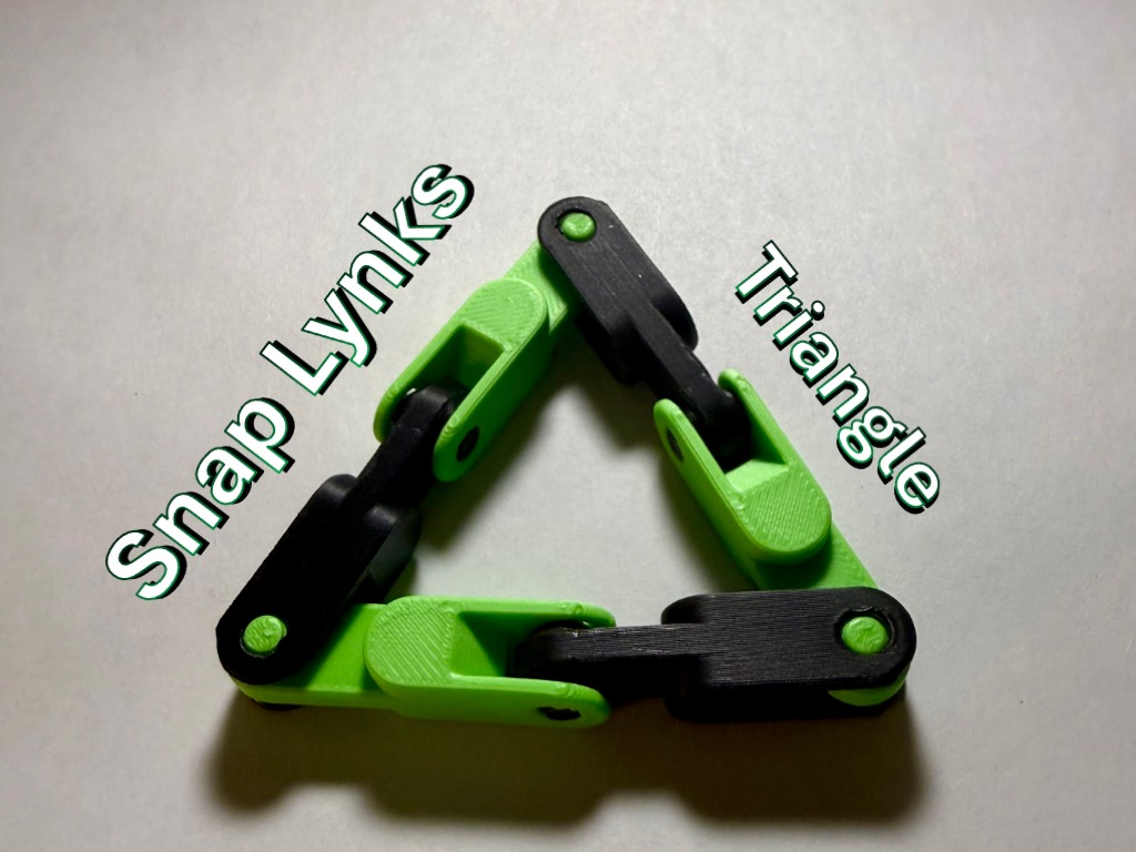 Snap Lynks Triangle - Looping Modular Fidget