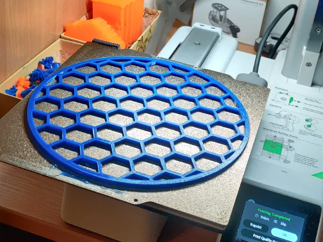 Honeycomb Circual Grid hexagonal