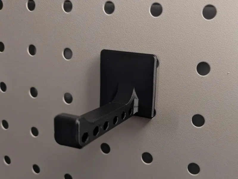 Pegboard Hook for 25mm Spacing & 6mm Hole (0.25in)