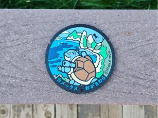 Pokemon Blastoise Coaster - Japanese Manhole