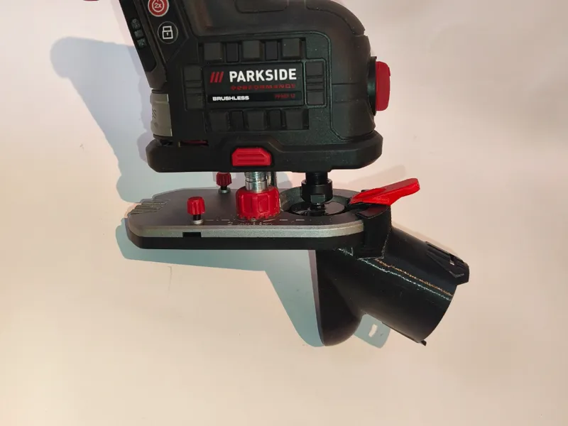 Snap-In Dust Extraction for Parkside Router