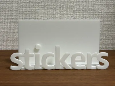 sticker stand