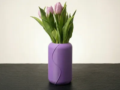 Smooth Minimalist Vase – Hidden Seam Design