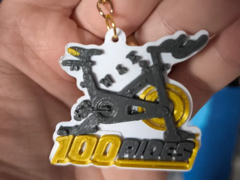 Chaveiro 100 RIdes Bicicleta