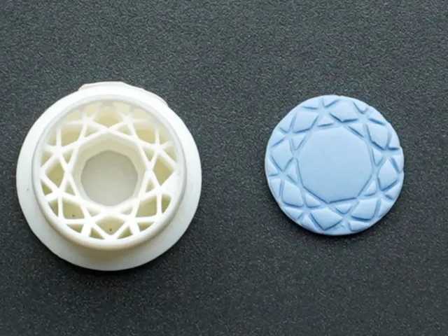 Diamond Cut Clay Cutter For Earrings Necklaces