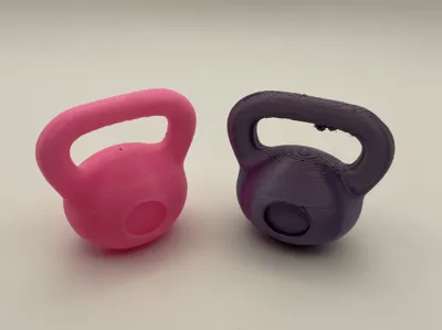 Kettlebell 3D Model – FBX, STL, OBJ, 3MF