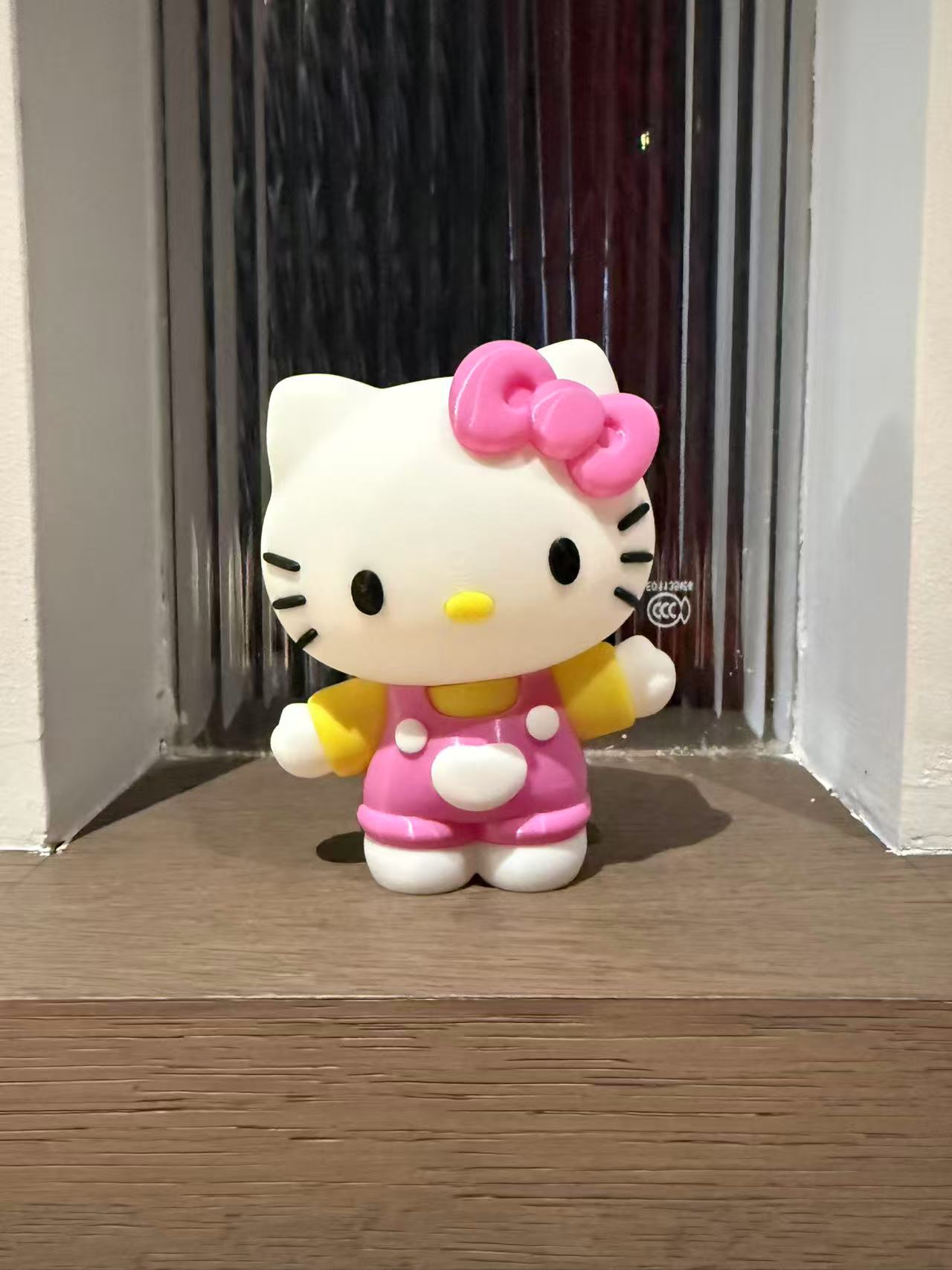 Miniatura 2 do modelo 3D Hello Kitty 多色拆件打印（无需ams 无支撑）