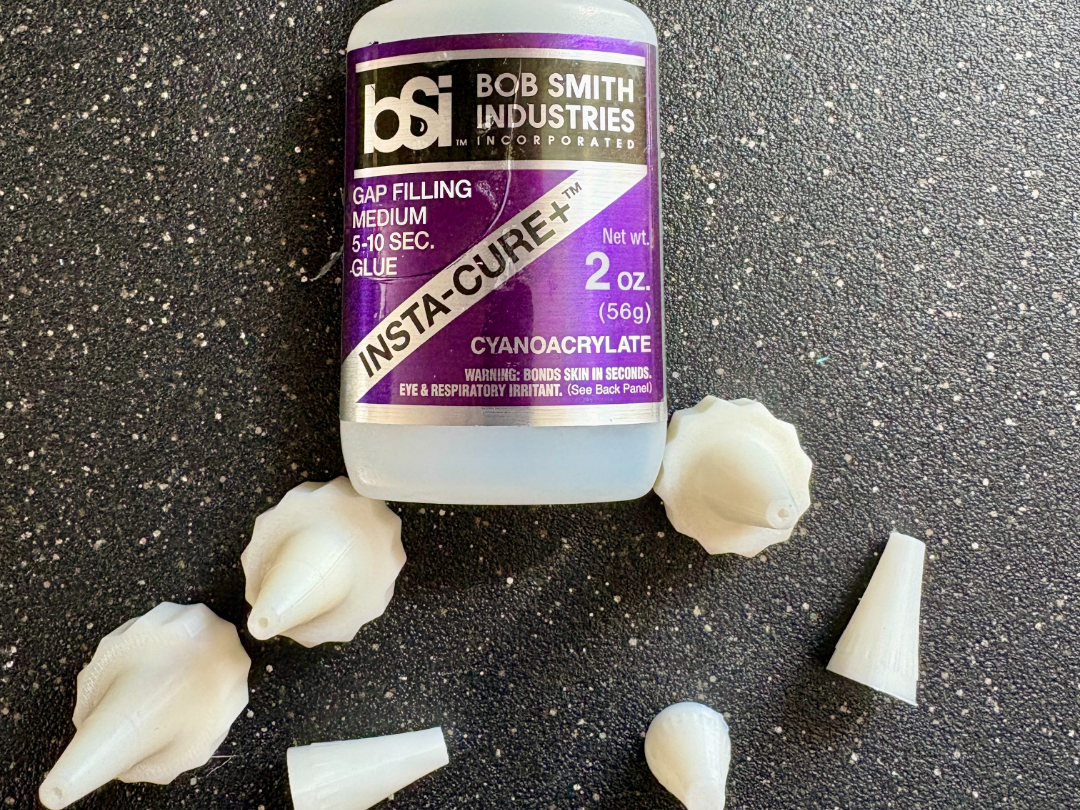 CA GLUE Replacement caps and cover  2 oz Bob Smith
