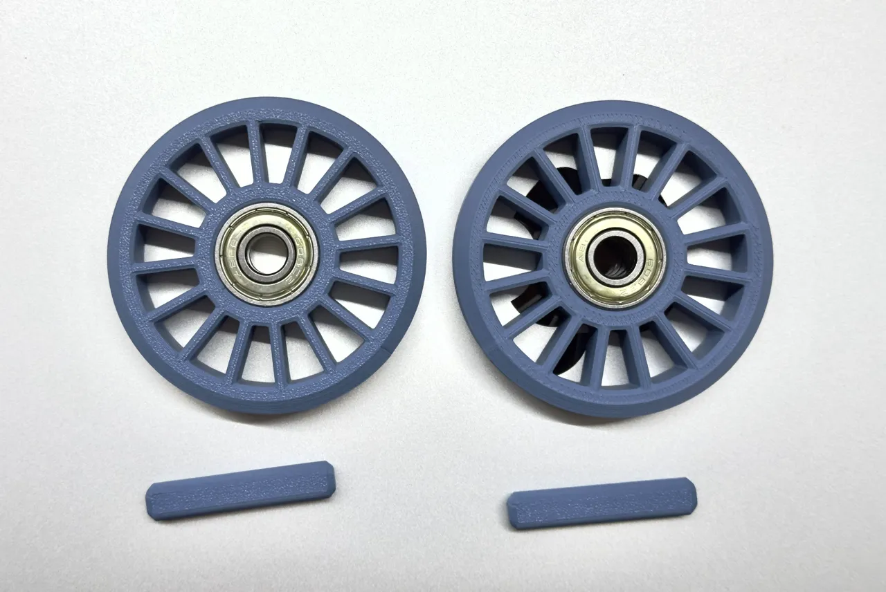 Caster swivel wheel - Fixed wheel part view 3