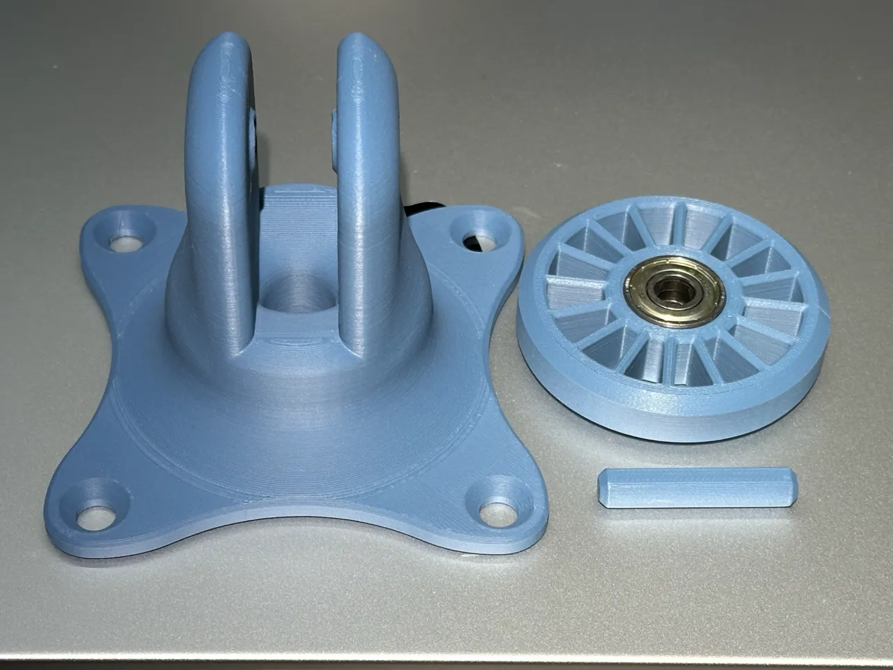 Caster swivel wheel - Fixed wheel part view 2