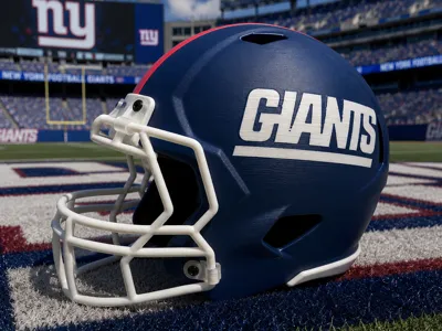 New York Giants 6-Inch Mini Football Helmet