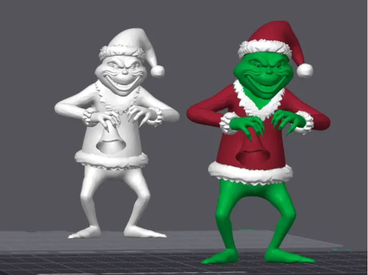 Action Figure del Grinch di Natale – Modello 3D