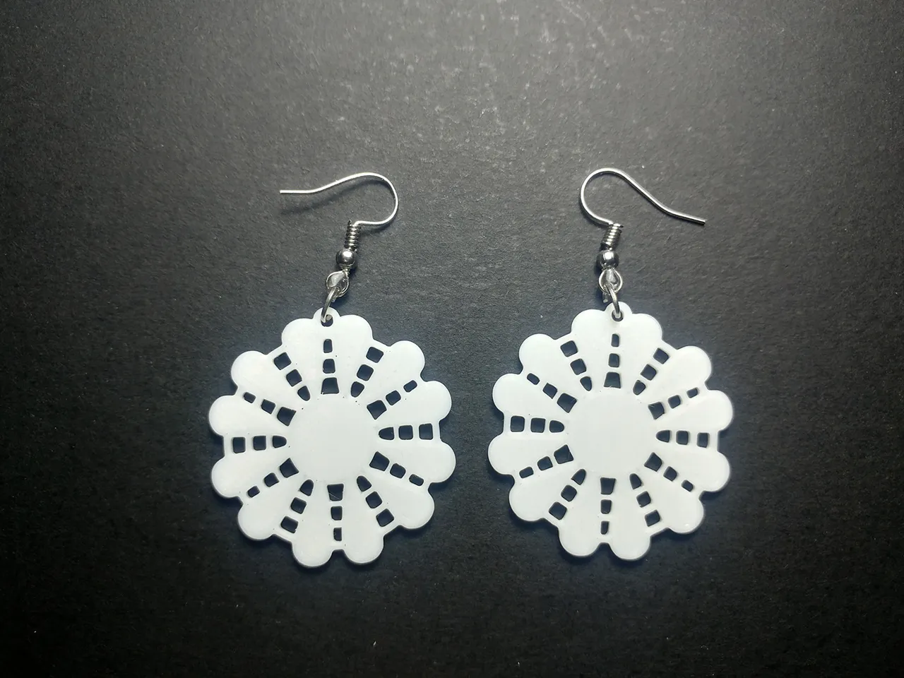 Orbital Petal Earrings view 3