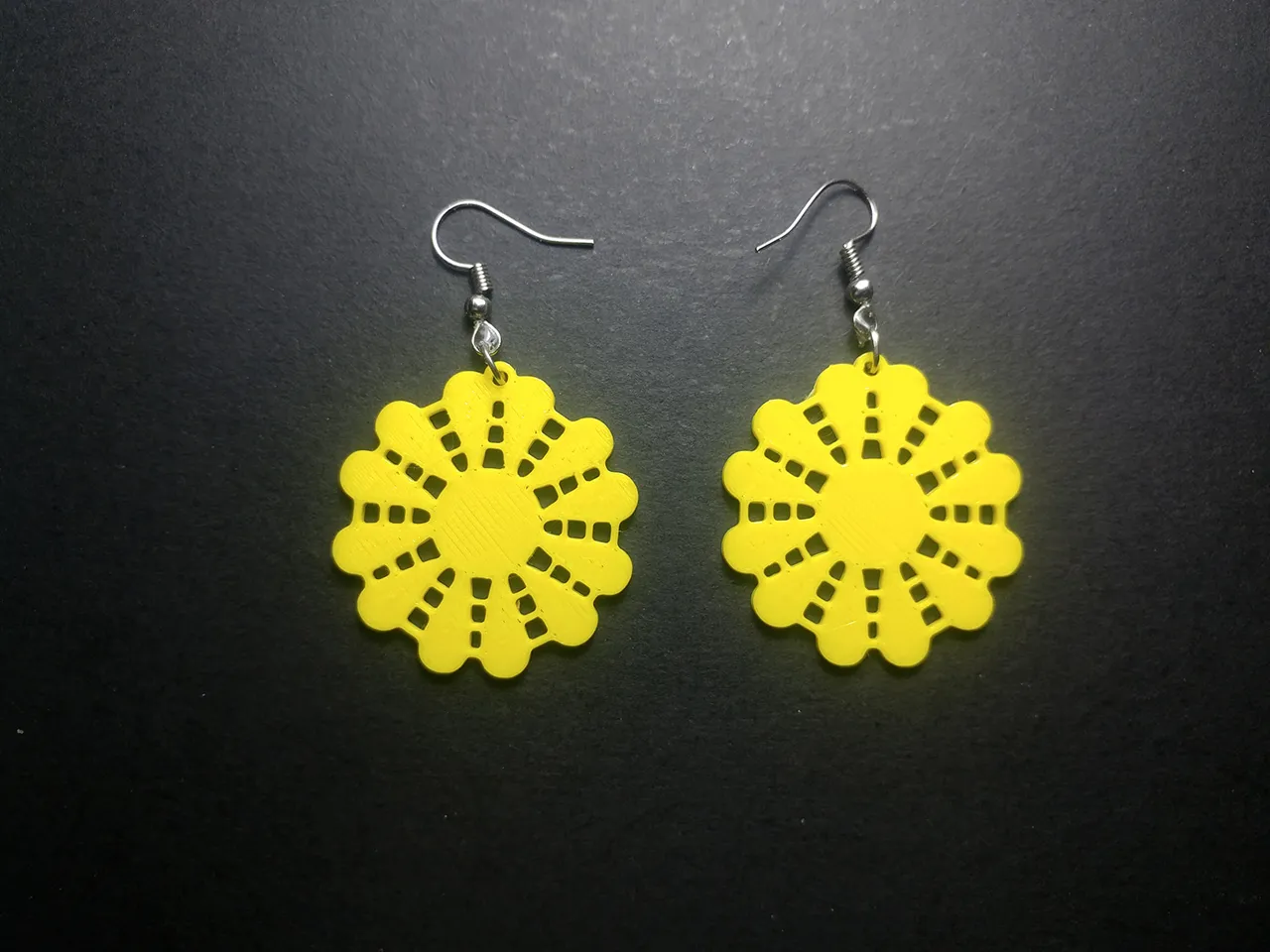 Orbital Petal Earrings view 2