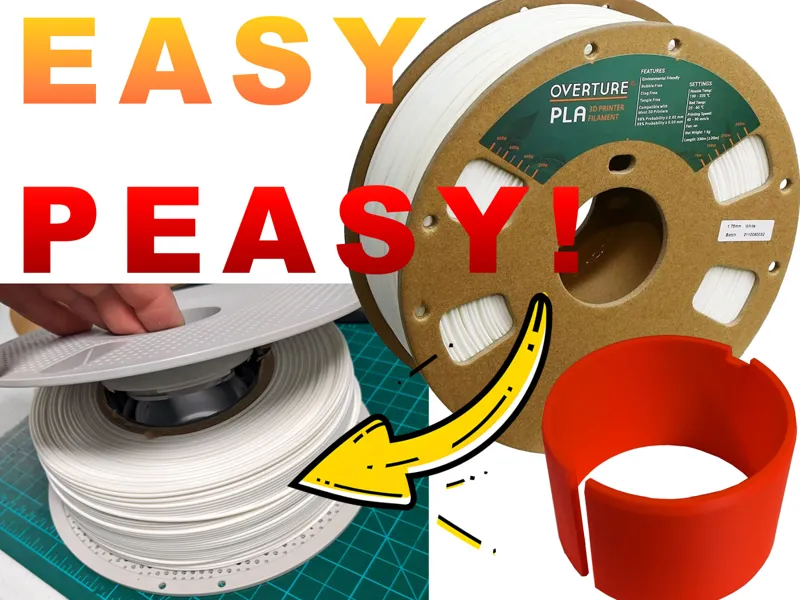 Spool Spacer Overture / Inland cardboard to Bambu