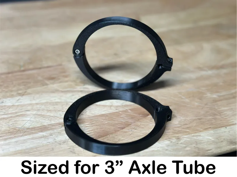 Axle Tube Brake Line Clamp - Pivot/Lock Design