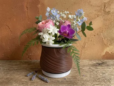 Vortex Planter – Modern Textured Flower Pot