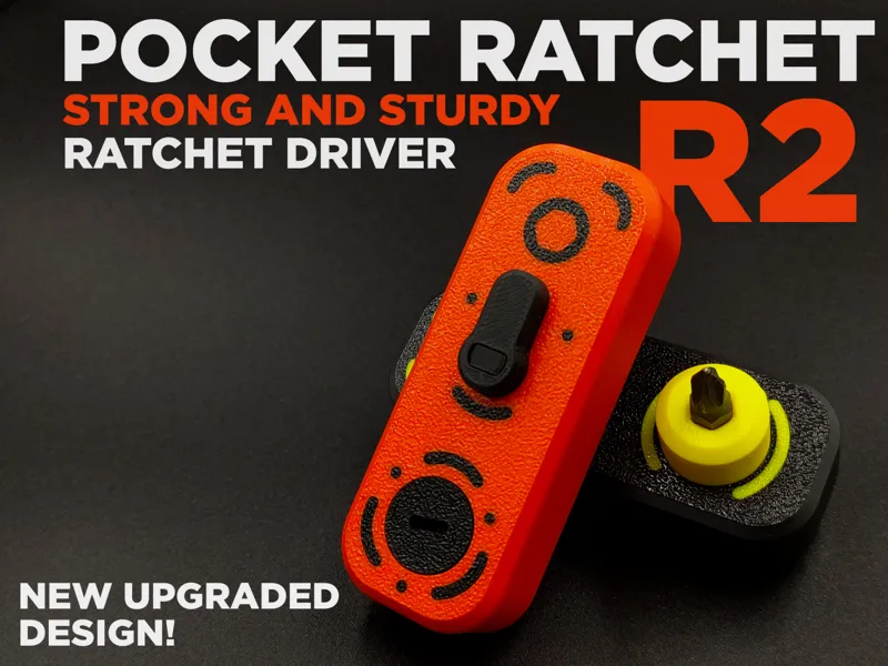 Strong Reversible Pocket Ratchet Driver - Upgraded