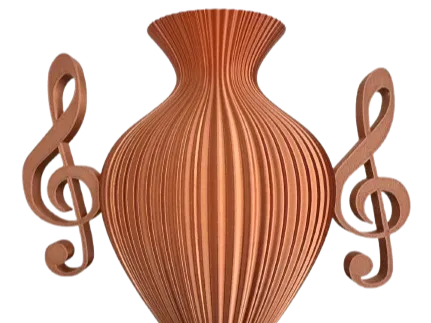 Music Trophy Treble Clef Handles