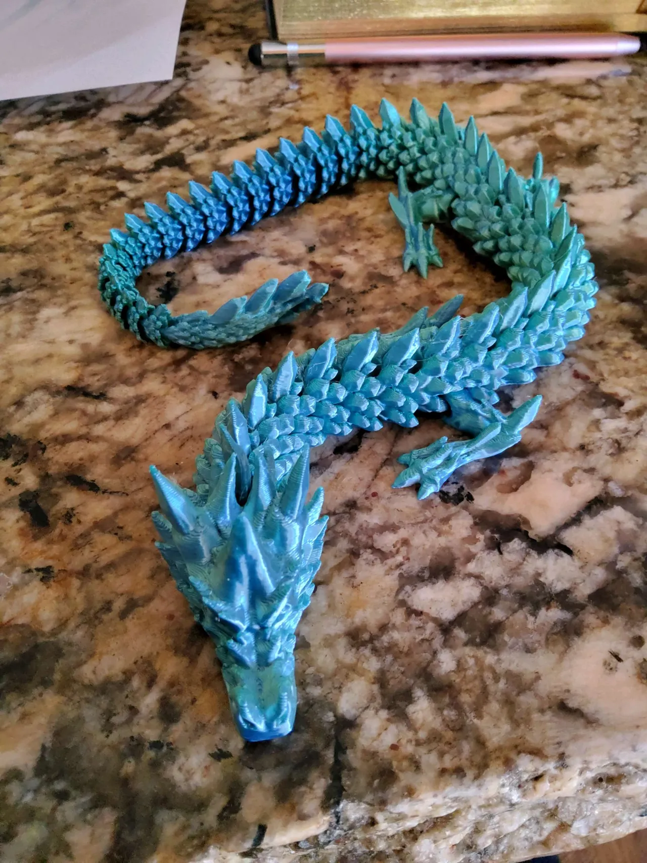 Large articulated dragon view 3
