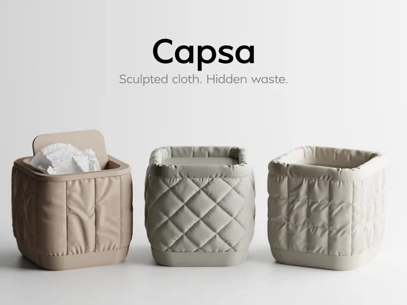 Capsa – Sculpted cloth. Hidden waste.
