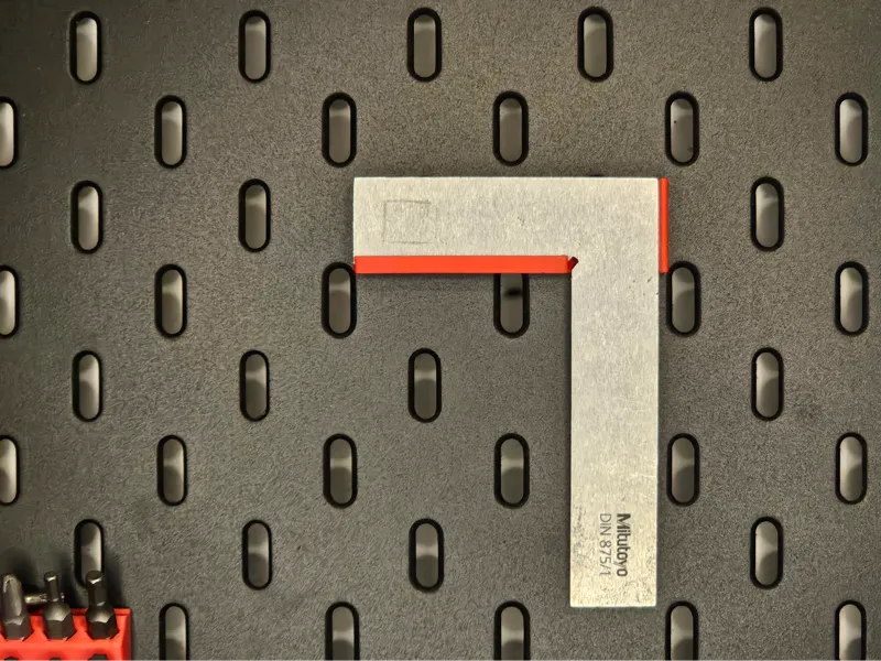 Mitutoyo Square holder for Ikea Skadis