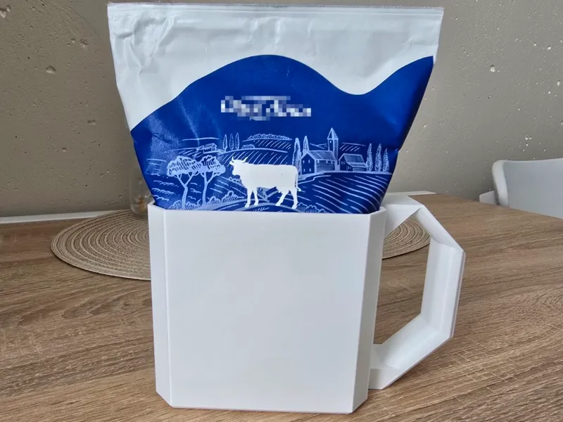 Milk bag (900g) holder