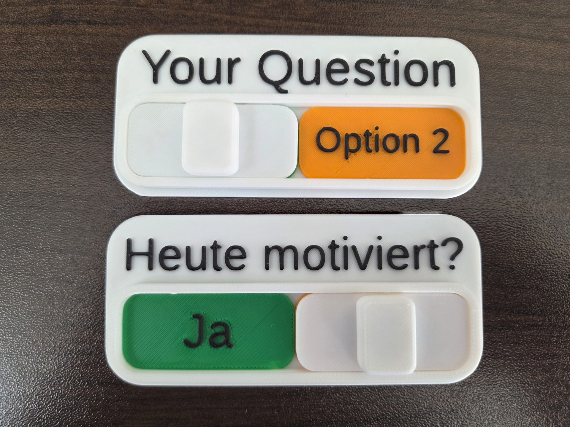 Parametrischer Entscheidungs-Schieberegler