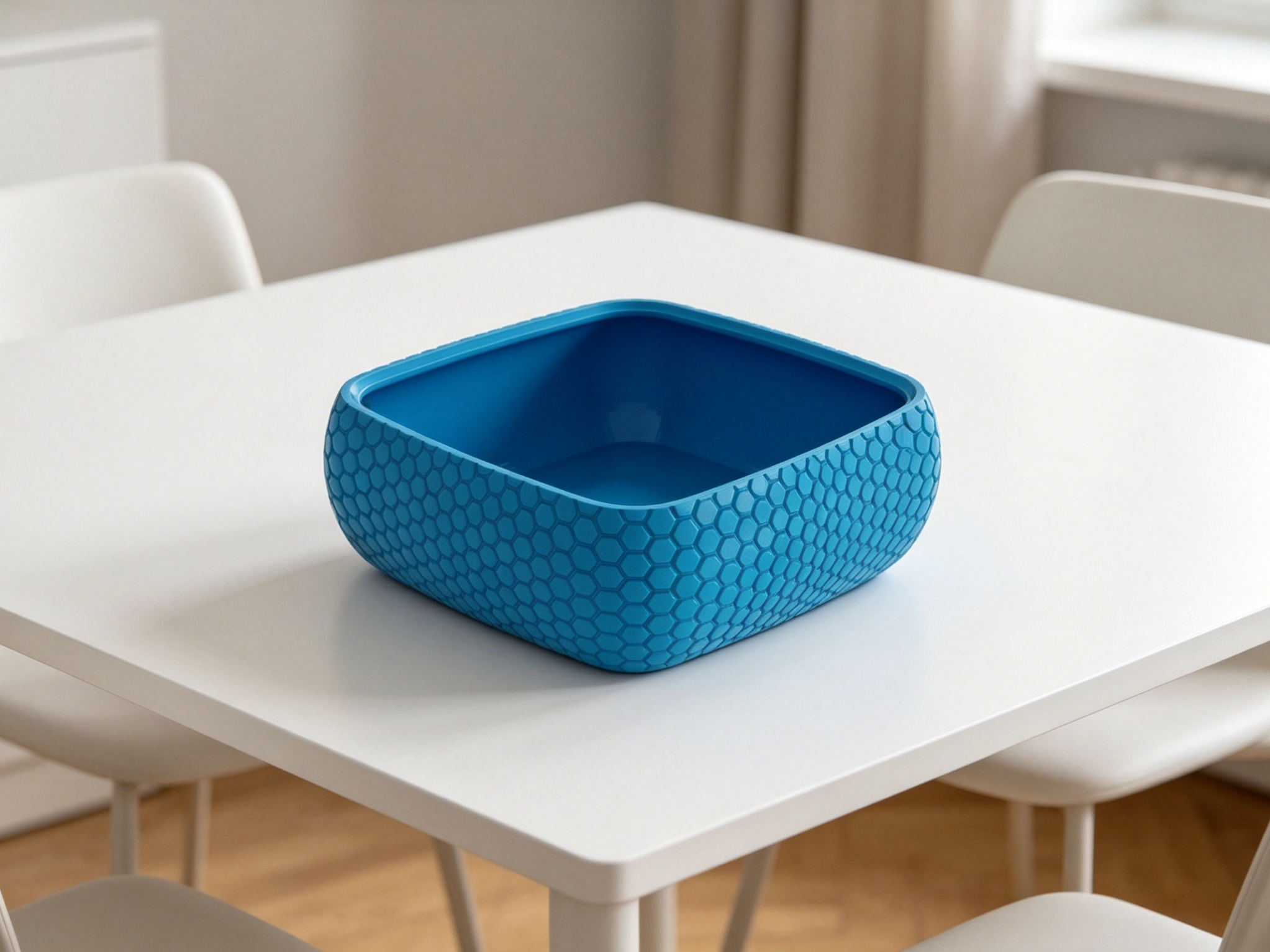 Miniatura 5 do modelo 3D 178mm可堆叠方形收纳盒一(Stackable square storage box 1)