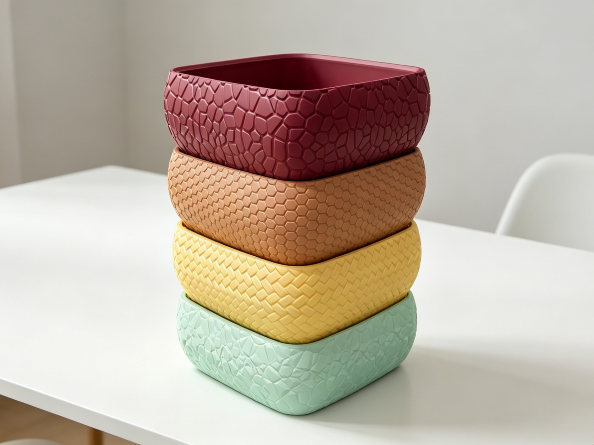 178mm可堆叠方形收纳盒一(Stackable square storage box 1)