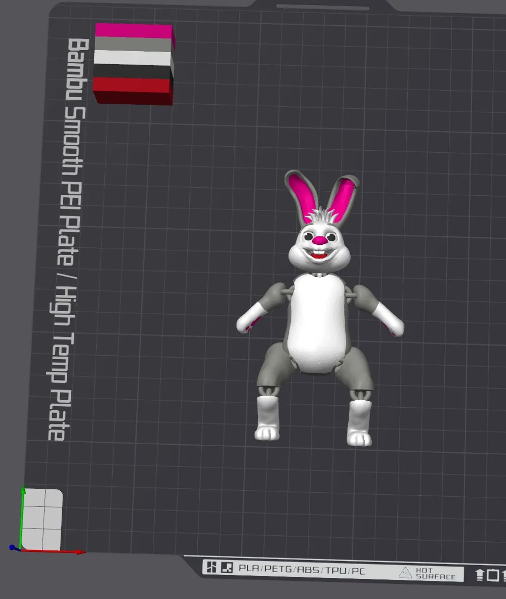 Articulated and flexible bunny rabbit by Kugelmann - MakerWorld
