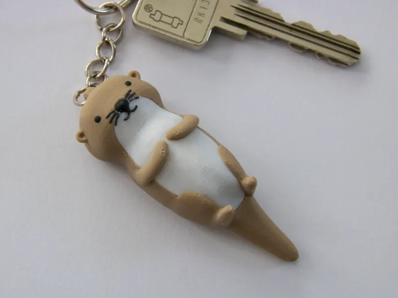 Otter Key Ring