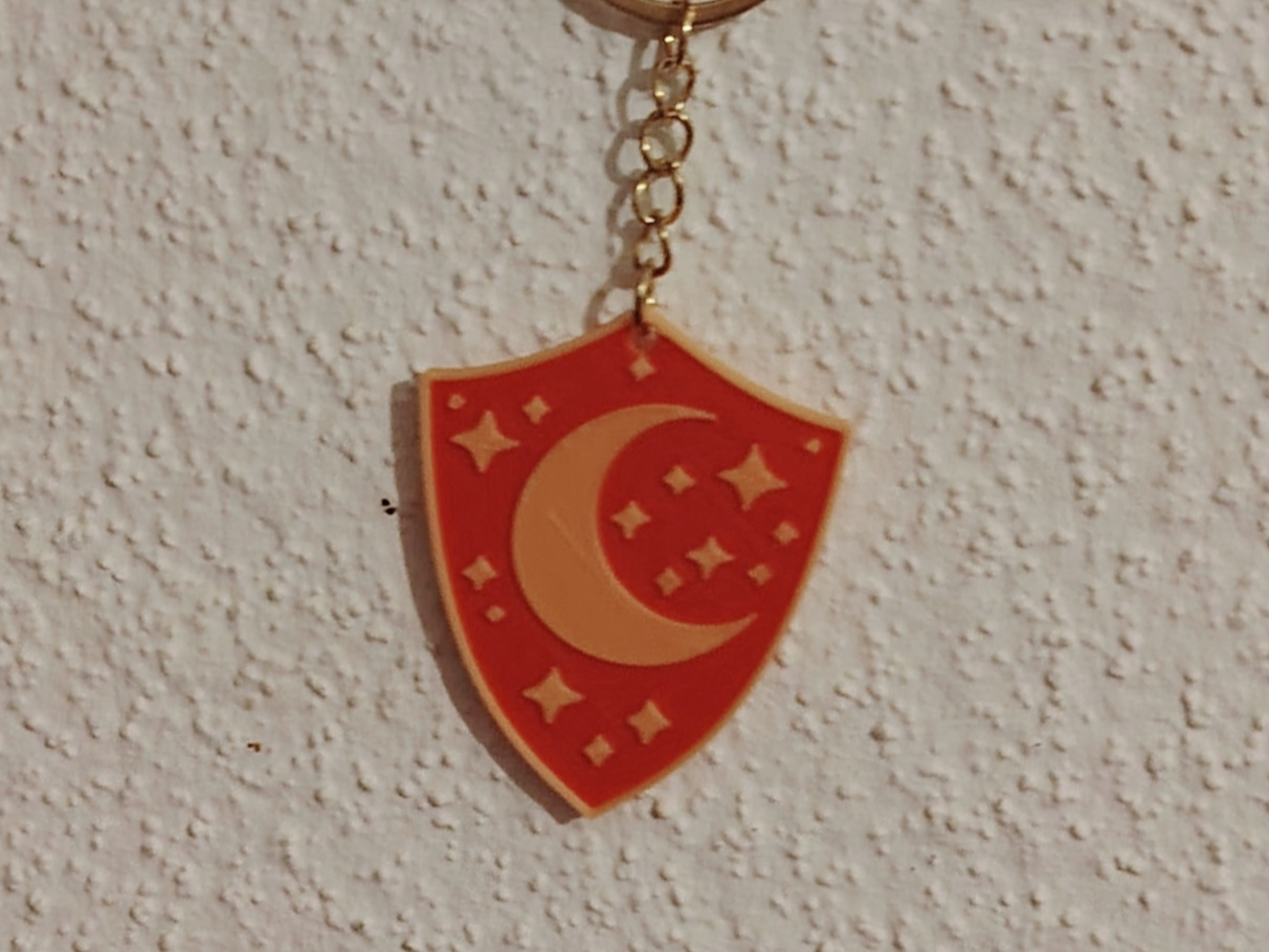 Lune Porte Clé Blason