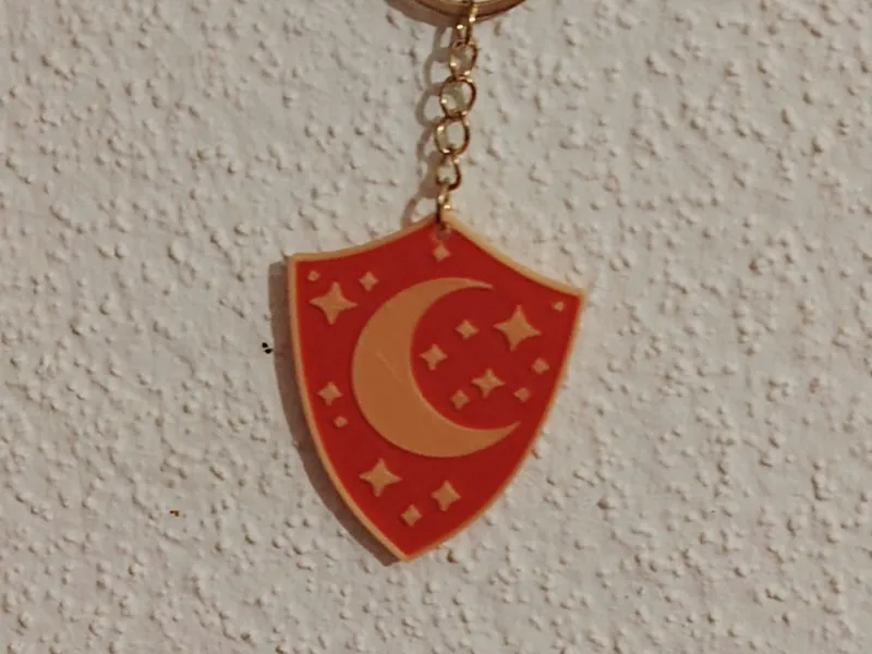 Lune Porte Clé Blason