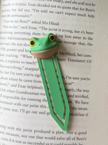 Accesorio de lectura: Frog bookmark — vista de referencia 2