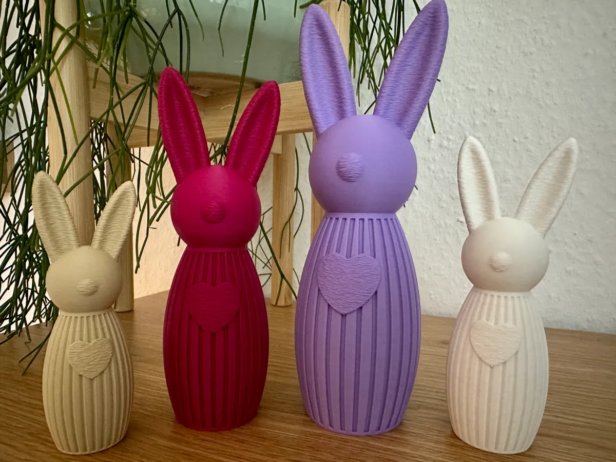 Simple Easter Bunny - Free 3D Print Model - MakerWorld