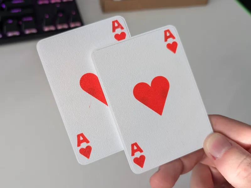 Playing Card Ace Fidget Slider Toy