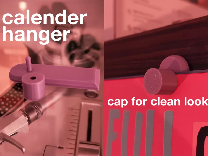 simple calendar hanger